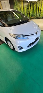 上尾市トヨタエスティマステアリングホイール擦れ＆劣化リペア