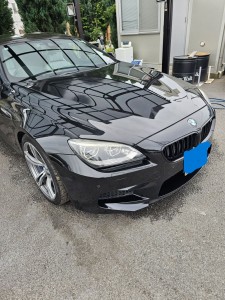 北本市BMW６シリーズクーペヘッドライトクリーニング＆リペア