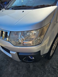 上尾市三菱デリカヘッドライトクリーニング＆リペア