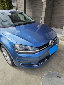 北本市フォルクスワーゲンゴルフヘッドライトクリーニング＆リペア